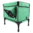thumbnail image 1 of Maison Chauffante pour Chat d'Extérieur, Maison pour Chat d'Extérieur Imperméable et Isolée avec Coussin Chauffant et Porte d'Évasion, Abri Surélevé Résistant aux Intempéries pour Chats d'Extérieur en Hiver, Grange pour Chat, 1 of 7