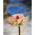 thumbnail image 5 of HeartsAndYou 1ct Natural Ruby & Diamond Ring Accent Solitaire 100% REAL 14k SOLID Rose Gold, 5 of 8