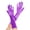 Purple, variant on Elbow length satin gloves 426-BLACK