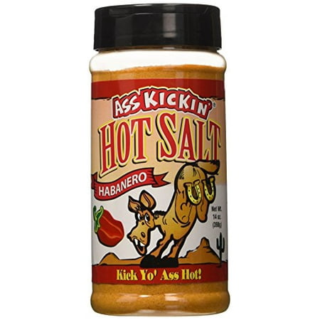 Ass Kickin' Habanero Hot Salt - Net Wt: 14oz. (Best Ass On The Net)
