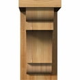 thumbnail image 2 of Ekena Millwork 6"W x 12"D x 12"H New Brighton Rough Sawn Corbel w/Backplate, Western Red Cedar, 2 of 9