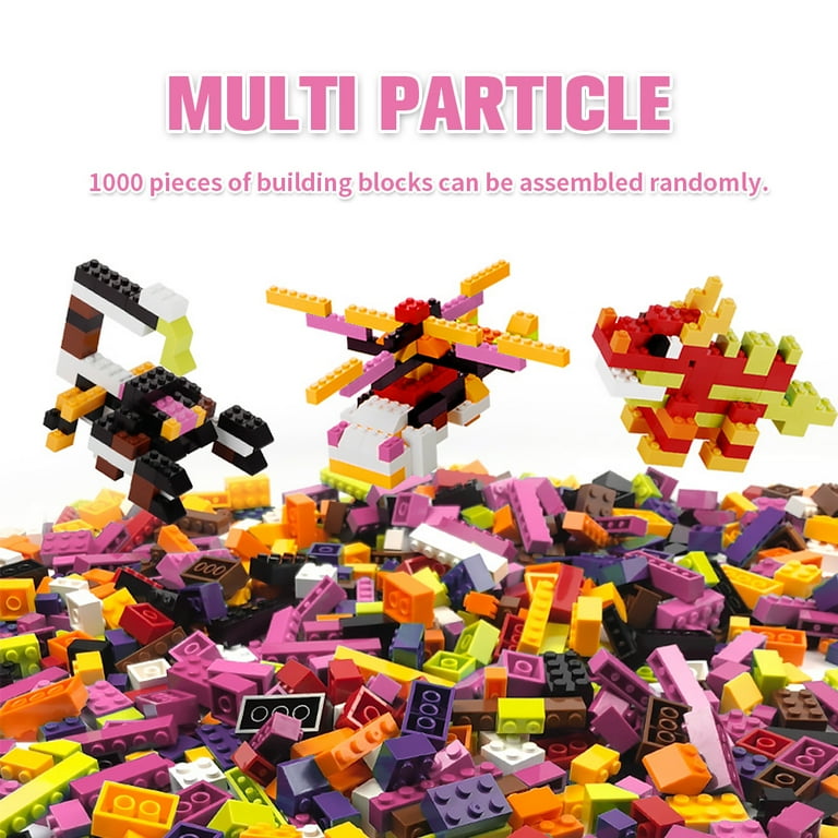 1000 Pieces Building Bricks Blocks Compatible with Lego Brick Building  Replace 