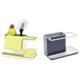 thumbnail image 2 of joseph joseph sink caddy kitchen sink organizer sponge holder dishwasher-safe, regular, gray, 2 of 3