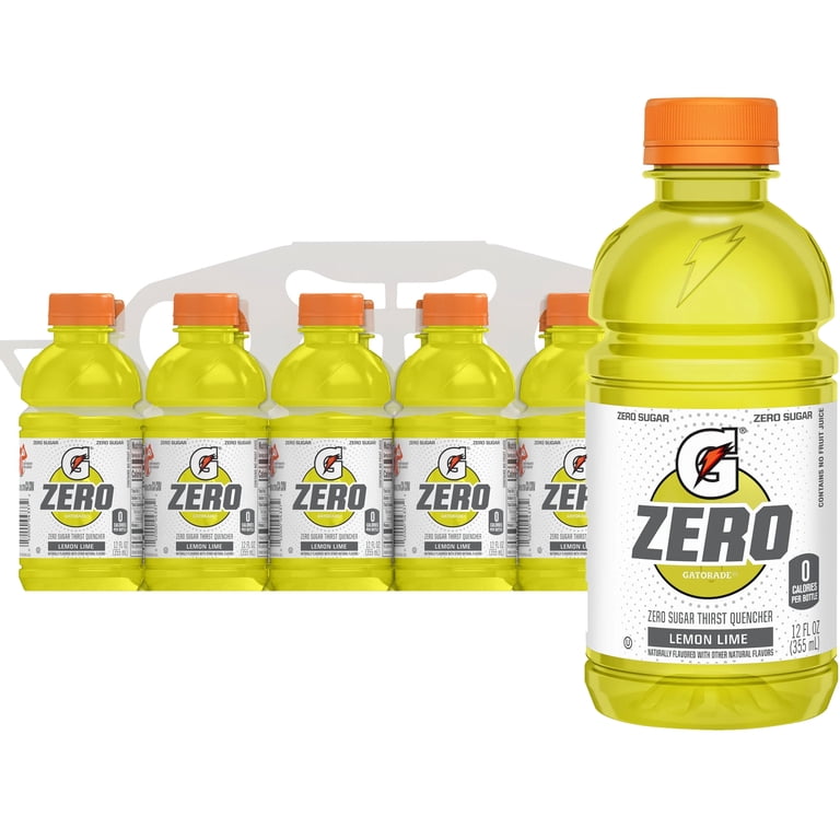 Gatorade Zero Sugar Thirst Quencher Lemon Lime, 12 fl oz, 12 Pack photo 1
