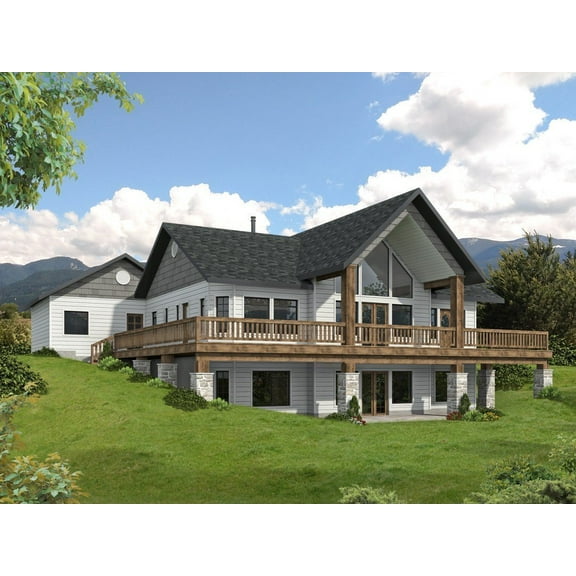 001-2089: Beach & coastal ICF 2 Bed, 3 Bath Luxury Home Plan, 3304 Sq Ft: Full Blueprints with License to Build by Home Plan Marketplace - Lesuto