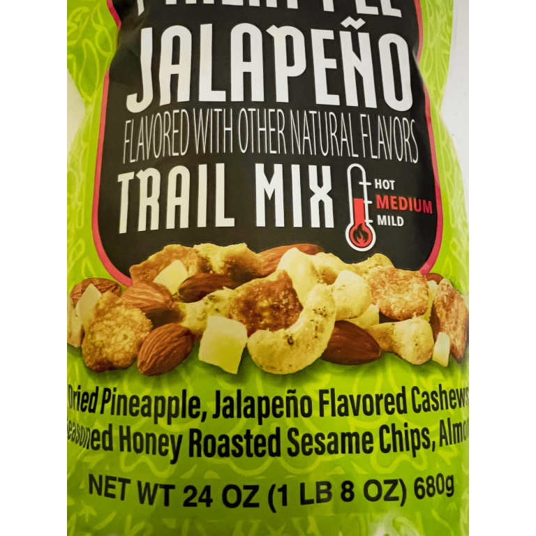 Hoody's Pineapple Jalapeño Trail Mix, Spicy Sweet Snack Mix, 24 oz