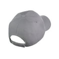 thumbnail image 4 of NYFASHION101 Unisex Plain Adjustable Hook and Loop Baseball Cap VEL100, HG Light Gray, 4 of 4