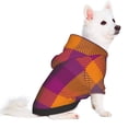 thumbnail image 2 of Daiia Purple Yellow Buffalo Plaid Pets Wear Hoodies ,Pet Dog Clothes,Puppy Hoodies,Dog Hoodies Costumes Pet Sweaters-Size Name, 2 of 8