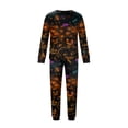 thumbnail image 5 of Matching Family Halloween Pajamas Set - 2026 Cute Ghost & Pumpkin Print Two-Piece Sleepwear Pjs - Family Matching Pajamas Soft Holiday Loungewear Halloween Matching Pajamas for Family, 5 of 6