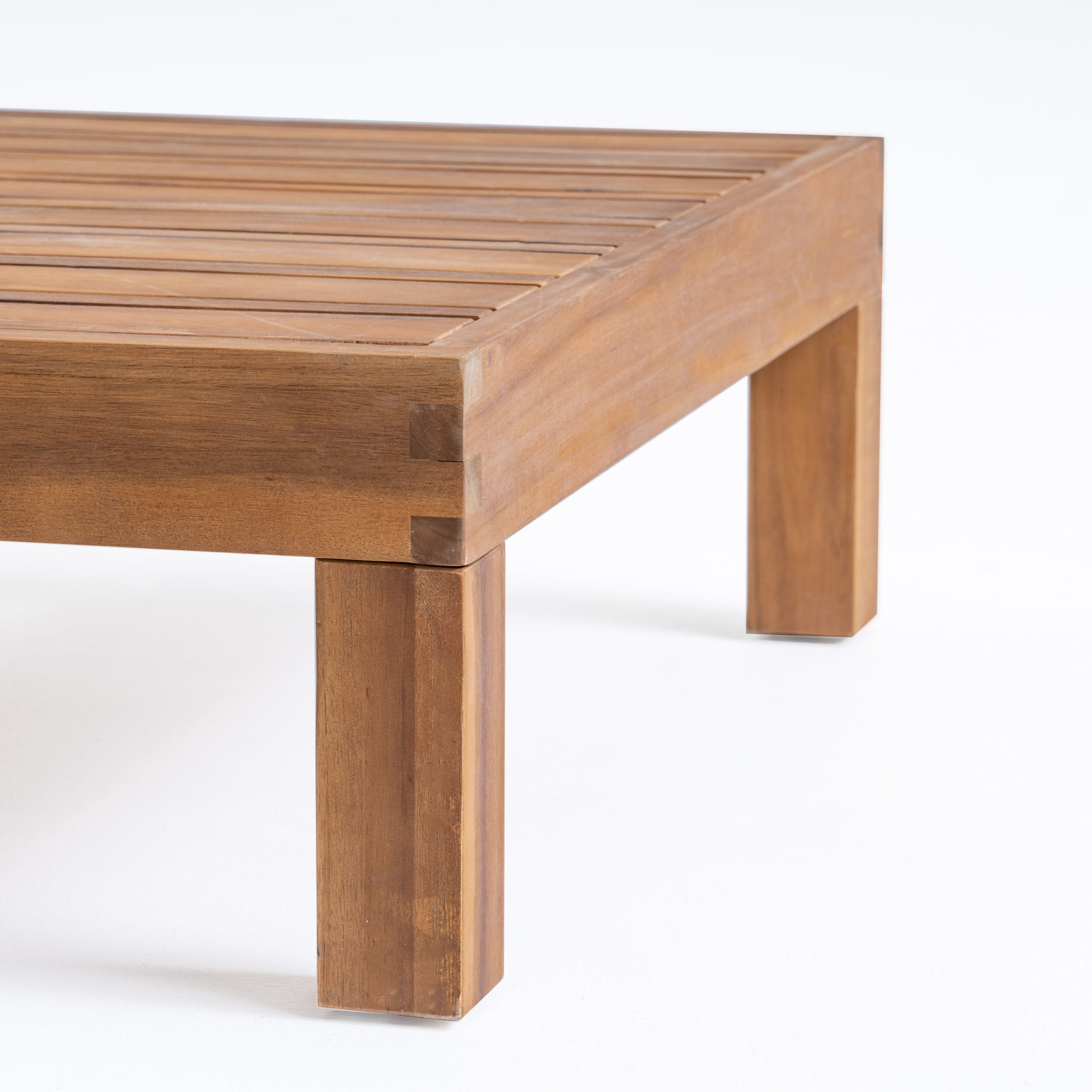 Kaena Acacia Wood Outdoor Coffee Table, Teak