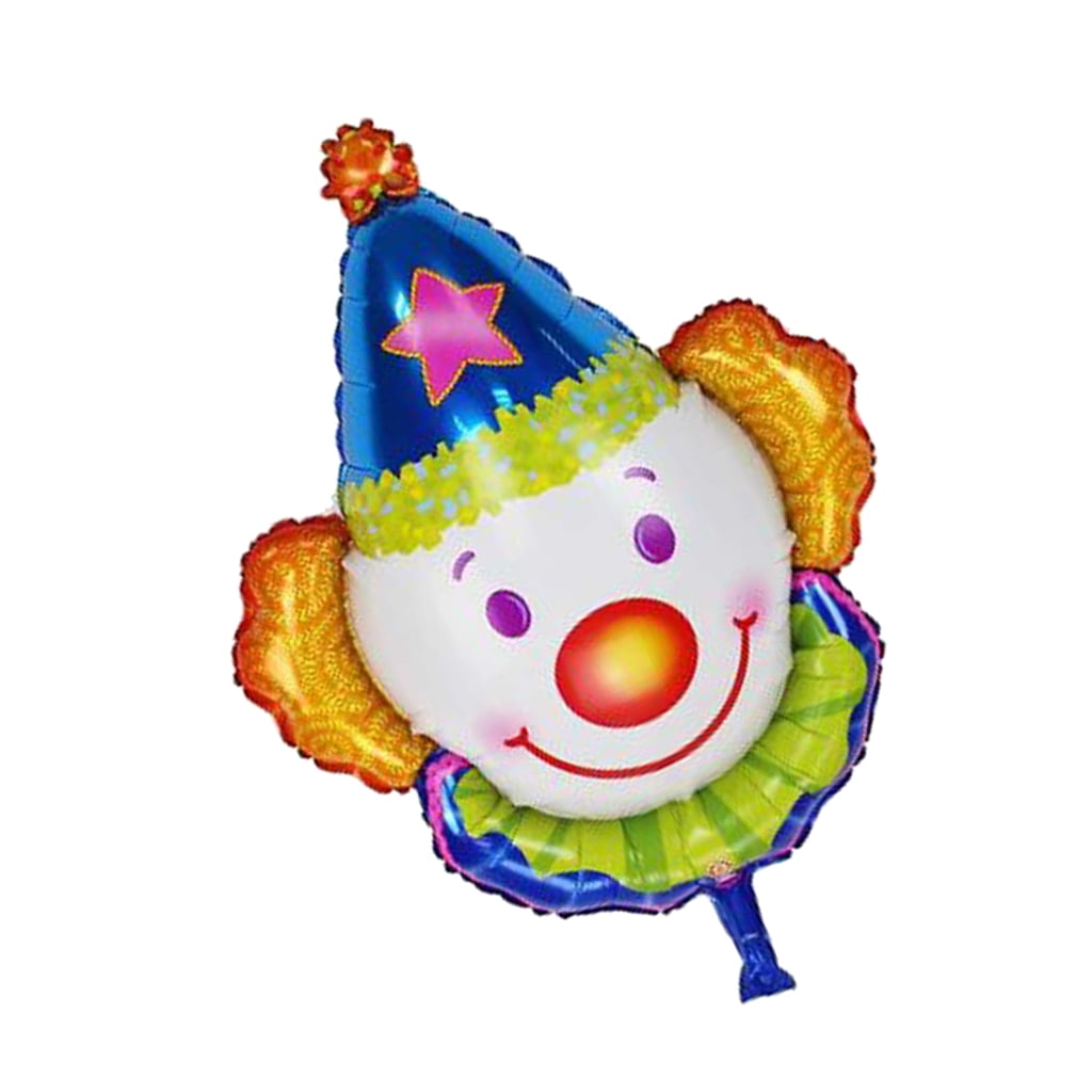 clown foil ballon for fesitval happy birthday children party decoration kids TB 