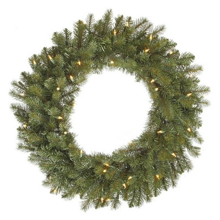 Vickerman 30" Colorado Spruce Wreath with 50 Clear Lights