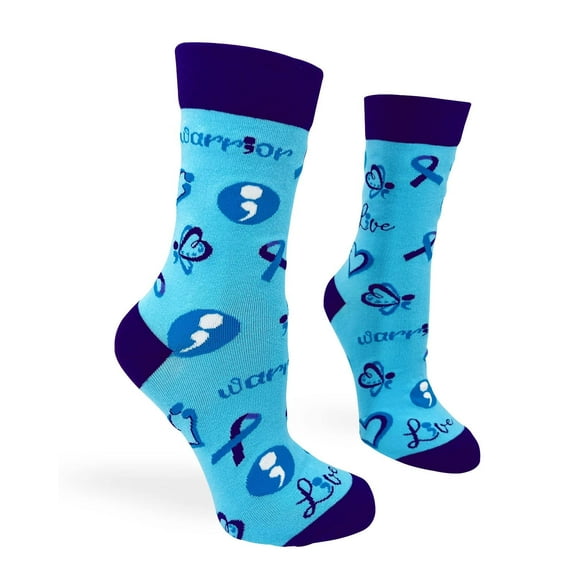 Suicide Prevention Good Cause Ladies' Novelty Crew Socks