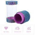 thumbnail image 1 of unbranded Estuche Morado Con Purpurina Para Brochas De Maquillaje Con Doble Compartimento Para Uso En Casa, 1 of 6