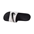 thumbnail image 4 of Nike Benassi JDI Chenille Men's Slides Black-Summit White ao2805-001, 4 of 6