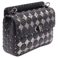 thumbnail image 2 of Pre-Owned Valentino Medium Rockstud Spike.It With Metal Rhombus Detail Shoulder Bag in Black Leather, 2 of 2