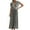 Gray, variant on Summer Dresses for Women under $10 Free Shipping Ladylike Women's Sexy V-neck Loose Sleeveless Zippered Sleeveless Backless Dress