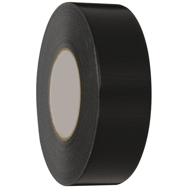 Cinta adhesiva Nashua 398 negra, resistente al agua, 72 mm x 55 m