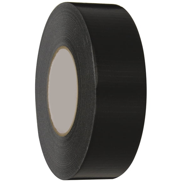 Cinta adhesiva Nashua 398 negra, resistente al agua, 72 mm x 55 m