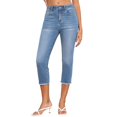 thumbnail image 5 of Women's high waist nine-point jeans fashion straight nine-point pants, 5 of 9