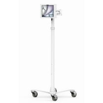 iPad Air M2 & M3 11", Apex Enclosure Rolling Cart - Rise Freedom Extended White