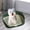Green L, variant on Dog Toilet Litter Pan, Indoor Outdoor Lavatory Basin, Portable Training Pad Holder Trainer Corner Puppy Potty Tray