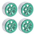 thumbnail image 1 of RC Wheel Hubs, 4PCS RC Tire Hubs Set Easy To Install  For 1.9in Tire Tread ,Purple,Green, 1 of 8