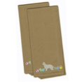 thumbnail image 1 of Carolines Treasures CK1650TNTWE Great Pyrenees Easter Tan Embroidered Kitchen Towel - Set of 2, 1 of 1