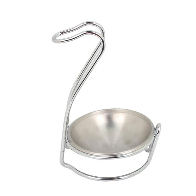 veasfak Spoon Rest, Stainless Steel Ladle Spoon Holder Cooking Utensils Stand Tray B B