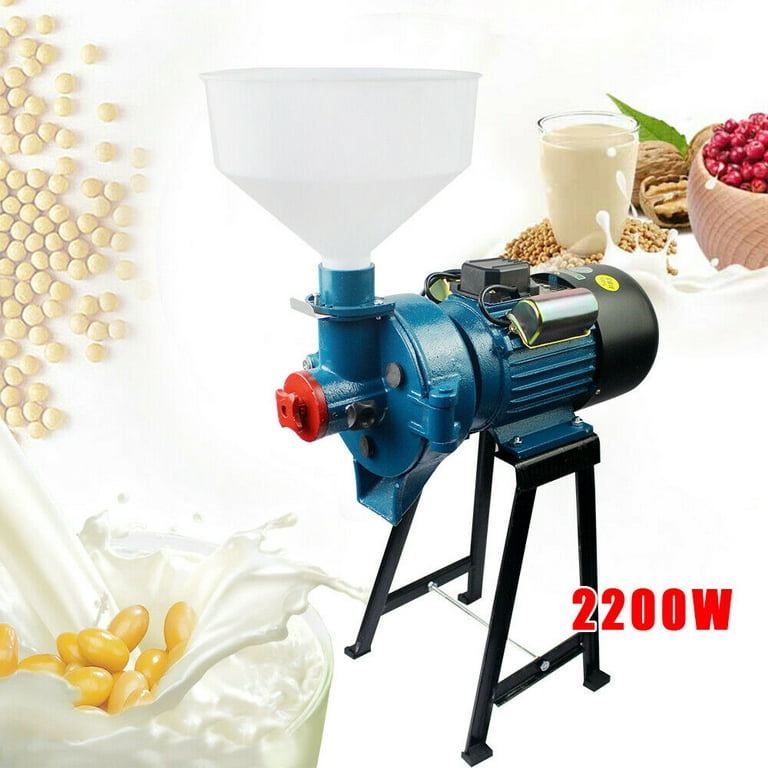Electric Feed Mill Wet Dry Grain Cereals Grinder Grinding Machine