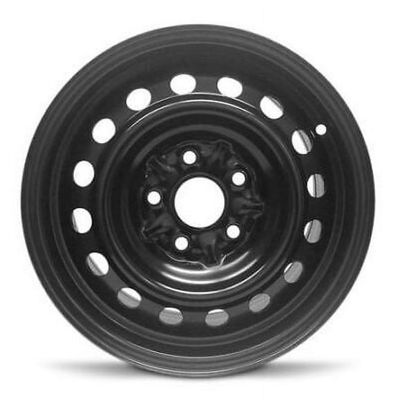 Wheel Rim for 1998-2003 Toyota Sienna 15 in Black Steel Rim Direct Fit