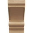 thumbnail image 2 of 8"W x 8"D x 16"H Wide Diane Rough Cedar Woodgrain TimberThane Corbel, Primed Tan, 2 of 6