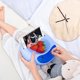 thumbnail image 1 of Creative Lazy Fruit Dish Snacks Bowl para Pistacho Peanuts Sunflower Snack Storage con teléfono móvil StentsBlue, 1 of 3
