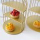 thumbnail image 3 of Estante de exhibición for postres con forma de jaula de pájaros creativa, estante for pasteles de gran capacidad de tres capas, bandeja Dim Sum for té de la tarde, 3 of 6