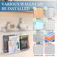 thumbnail image 5 of 4 Pack 15'' Clear Acrylic Shelves for Wall Mounted Display Ledge Storage Racks, Acrylic Floating Wall Shelves for Kids Book Shelves, Living Room, Bathroom, Bedroom, Kitchen, 5 of 9