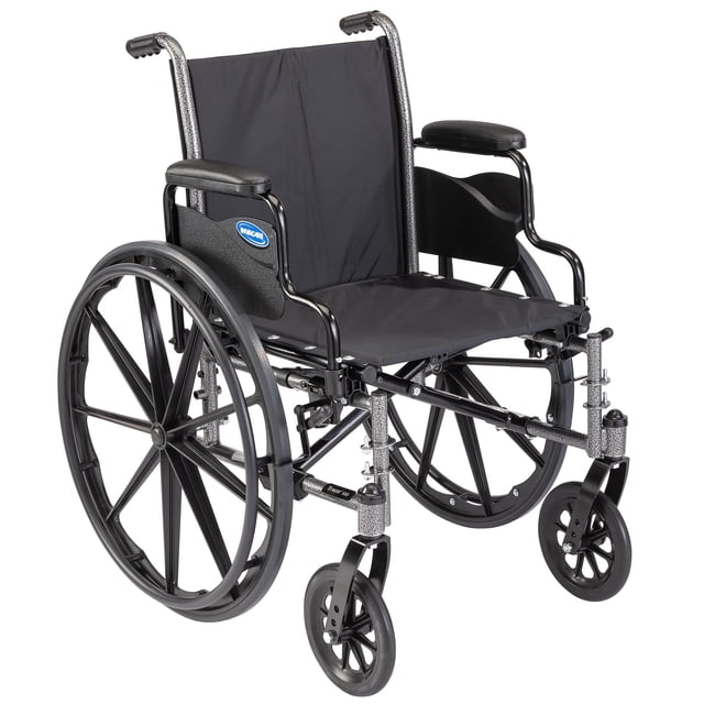 Silla de ruedas Invacare Tracer SX5 para adultos | Plegable para uso diario | Asiento de 40 cm | Reposabrazos de escritorio