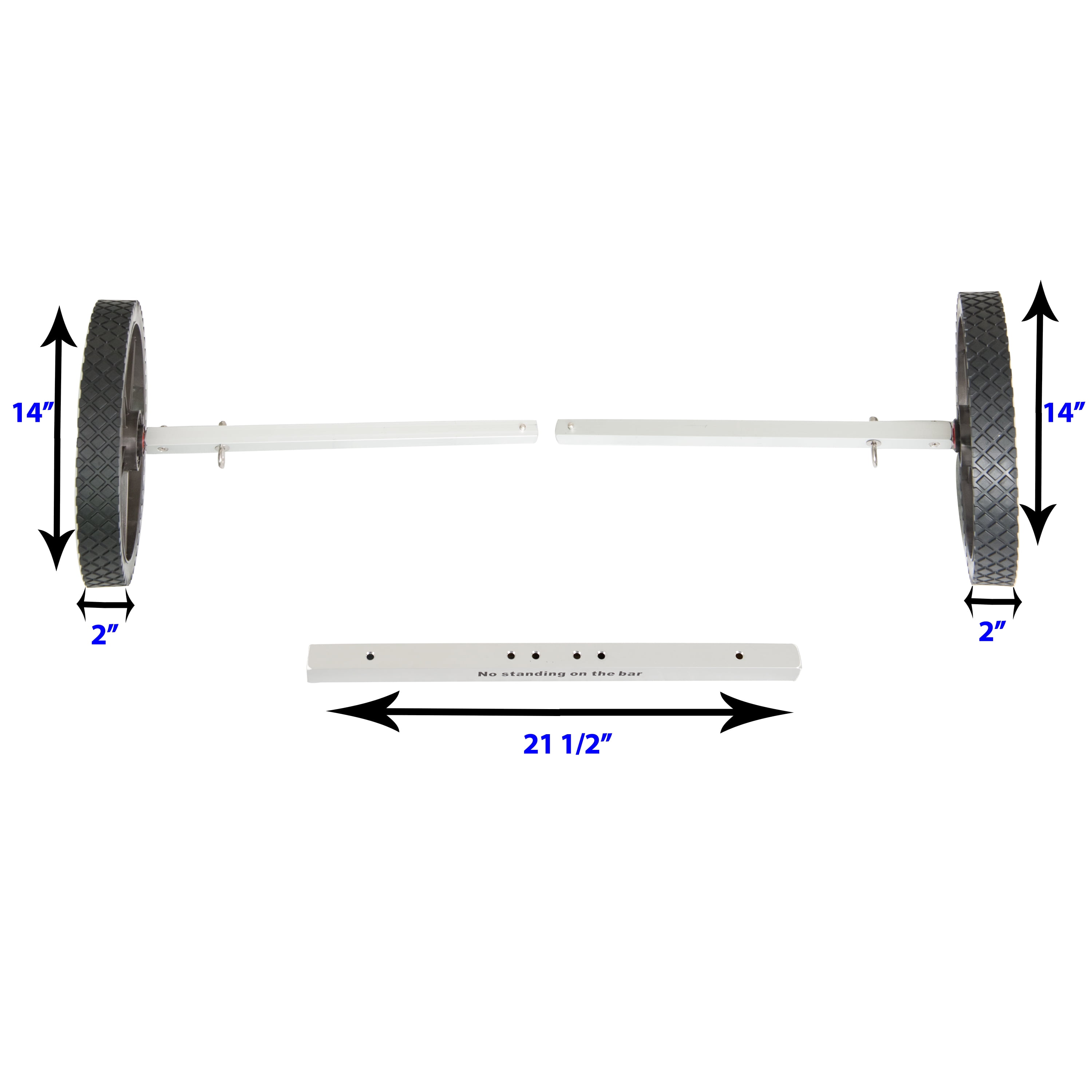 Sea Eagle EZ Cart - Chart Wheel System for Boats and Kayaks - Small