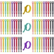 Lekou Cable Ties 8 Inch, Reusable Zip Ties Cord Organizer with Wire Management