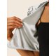 thumbnail image 5 of Encogimiento de Hombros de Lentejuelas para Chaquetas Recortadas con Purpurina Delantera Abierta de Manga Corta para Mujer Plata L, 5 of 6