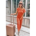 thumbnail image 4 of MONO PRETTYGARDEN Enterizo Hombros Descubiertos Naranja Rojo Talla S, 4 of 5