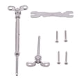 thumbnail image 4 of Rongfmy Cables Railing Hardware Kit Spare Part Angle 180 degree Adjustable Stainless Steel Silver Style A, 4 of 9
