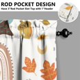 thumbnail image 5 of Kitchen Curtains 36 Inch Short - 3 Panel Set, Rod Pocket Window Curtain, Boho Floral Tribal Style, 100% Polyester for Farmhouse, Kitchen, Cafe, Bedroom, Easy Wash, 5 of 6