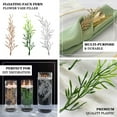 thumbnail image 4 of Efavormart 25 Pack | 6" Mini Metallic Gold Artificial Fern Leaf Branch Stems, Flower Vase Filler For Floating Candle Centerpieces, 4 of 11