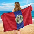 thumbnail image 4 of Garronmavis Belize Flag Print 1 PC Front Car Seat Towel Cover Stain Resistant Breathable Non-Slip Universal Fit for Cars SUVs Trucks Sedans Vans Daily Commute Use, 4 of 9