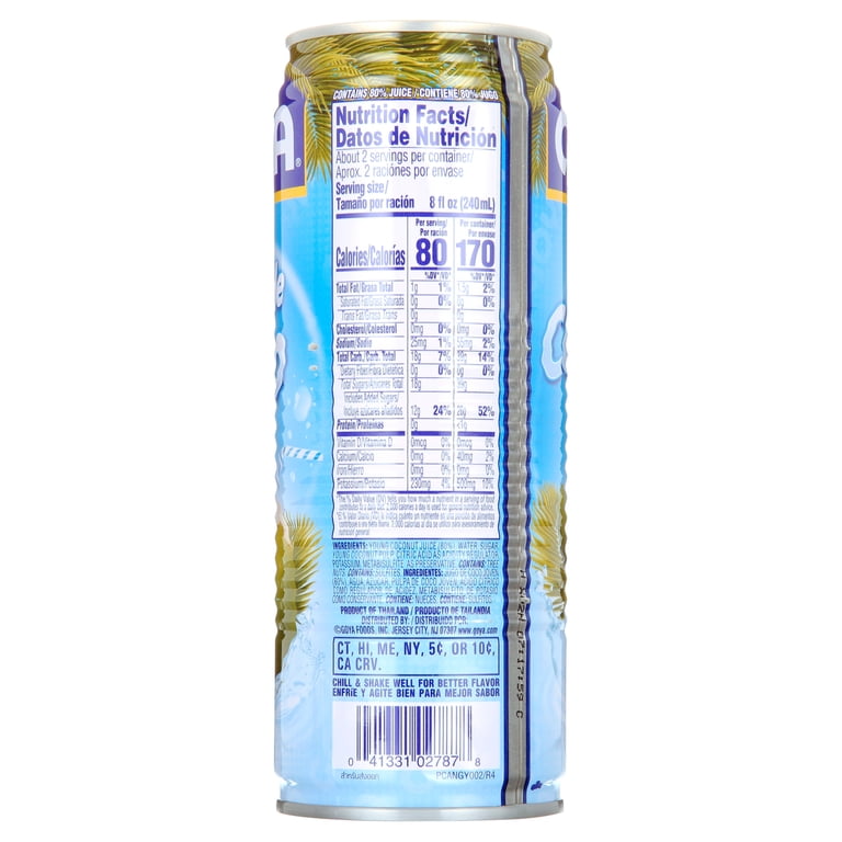 FOCO Roasted Coconut Juice – 11.8 Fl Oz Cans (Pack Of 12), Real Coconut Water With Toasted Aroma