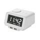 thumbnail image 3 of Despertador inteligente Soledad con Medición de Temperatura USB blanco, 3 of 7