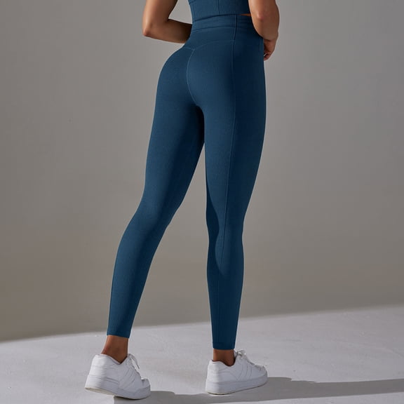 New Knitted Seamless Peach Tight Yoga Pants For Women High Waist And Show Running And Fitness Pants Harem Yoga Pants for Women plus Size Maternity Yoga Pants Crazy Yoga Pants Men Yoga Scrub Pants