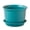 Green, variant on jiaroswwei 1 Set More Thicken Flowerpot Reliable Resin Creative Ripple Pattern Flower Planter for Home