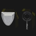 thumbnail image 4 of Ludlz Cloth Coffee Strainer Tea Filter Bag Sock Stainless Steel Handle Reusable Fruit Juice Flannel Cafe Strain Dropping Pot Mesh Basket Tools, 4 of 7