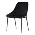 thumbnail image 2 of MOE'S Home SEDONA DINING CHAIR SHADOWED BLACK VELVET-M2, 2 of 6